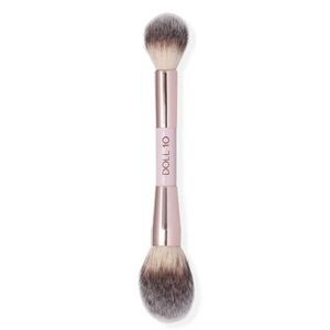 Doll 10 Dual-Ended Powder Vegan Makeup Brush Ultra Soft, Synthetic bristles New